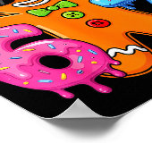 Funny Gingerbread Six Seven 67 Ice Cream Drip Chri Poster (Ecke)