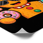 Funny Gingerbread Six Seven 67 Ice Cream Drip Chri Poster (Ecke)