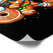 Funny Gingerbread Six Seven 67 Ice Cream Drip Chri Poster (Ecke)