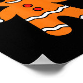 Funny Gingerbread Six Seven 67 Ice Cream Drip Chri Poster (Ecke)