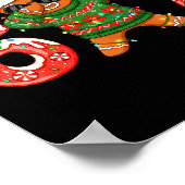 Funny Gingerbread Six Seven 67 Ice Cream Drip Chri Poster (Ecke)