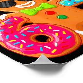 Funny Gingerbread Six Seven 67 Ice Cream Drip Chri Poster (Ecke)