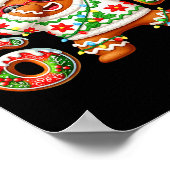 Funny Gingerbread Six Seven 67 Ice Cream Drip Chri Poster (Ecke)