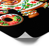 Funny Gingerbread Six Seven 67 Ice Cream Drip Chri Poster (Ecke)