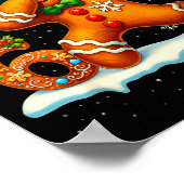 Funny Gingerbread Six Seven 67 Ice Cream Drip Chri Poster (Ecke)