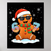 Funny Gingerbread Six Seven 67 Ice Cream Drip Chri Poster (Vorne)