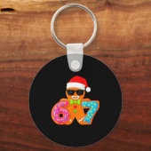 Funny Gingerbread Six Seven 67 Ice Cream Drip Chri Schlüsselanhänger (Vorderseite)