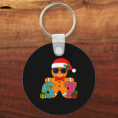 Funny Gingerbread Six Seven 67 Ice Cream Drip Chri Schlüsselanhänger (Vorderseite)