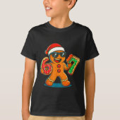 Funny Gingerbread Six Seven 67 Ice Cream Drip Chri T-Shirt (Vorderseite)