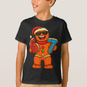 Funny Gingerbread Six Seven 67 Ice Cream Drip Chri T-Shirt (Vorderseite)