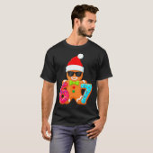 Funny Gingerbread Six Seven 67 Ice Cream Drip Chri T-Shirt (Vorne ganz)