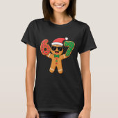 Funny Gingerbread Six Seven 67 Ice Cream Drip Chri T-Shirt (Vorderseite)