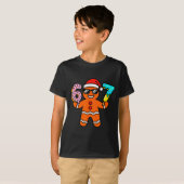 Funny Gingerbread Six Seven 67 Ice Cream Drip Chri T-Shirt (Vorne ganz)
