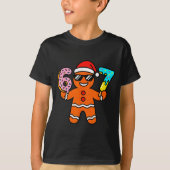 Funny Gingerbread Six Seven 67 Ice Cream Drip Chri T-Shirt (Vorderseite)