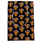 Funny Gingerbread Six Seven 67 Ice Cream Drip Xmas Mittlere Geschenktüte (Vorderseite)