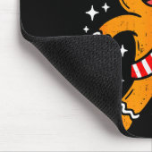 Funny Gingerbread Snack Christmas Xmas Teens Girls Mousepad (Ecke)