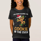 Funny Gingerbread Weihnachtsgeschlecht für Vater T-Shirt (Vorderseite)
