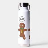 Funny Gingerbrot Alles ist ein schöner Urlaub Trinkflasche (Vorne)