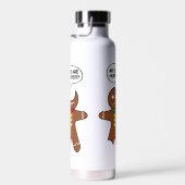 Funny Gingerbrot Alles ist ein schöner Urlaub Trinkflasche (Rechts)