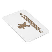 Funny Gingerbrot Cookie Magnet (Rechte Seite)