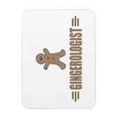 Funny Gingerbrot Cookie Magnet (Vertikal)