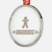Funny Gingerbrot House Ornament Aus Metall (Links)