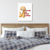 Funny Gingerbrot Weihnachten Leinwand Kaffee Wall (Insitu (Schlafzimmer))
