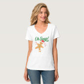 Funny Gingerbrot Weihnachten Shirt, Weihnachten Ur T-Shirt (Vorderseite Vollansicht)