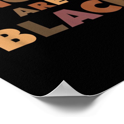 Funny Gingers Are Black Meme, Ginger Blacks Redhea Poster (Ecke)