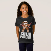 Funny Ginja Power Niedlich Weihnachts-Cookie Ginge T-Shirt (Vorne ganz)