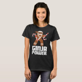 Funny Ginja Power Niedlich Weihnachts-Cookie Ginge T-Shirt (Vorne ganz)