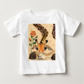 Funny Giraffe Baby T - Shirt (Vorderseite)