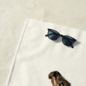 Funny Giraffe Beach Towel Strandtuch (Beispiel)