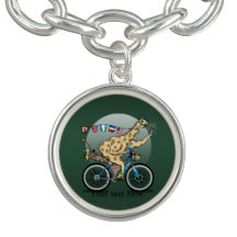 Funny Giraffe Bikebacking