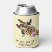 Funny Giraffe Can Cooler Dosenkühler (Kanne Vorderseite)