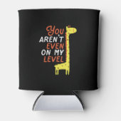 Funny Giraffe Cartoon Sie sind nicht einmal auf me Dosenkühler (Vorderseite)