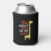 Funny Giraffe Cartoon Sie sind nicht einmal auf me Dosenkühler (Kanne Rückseite)