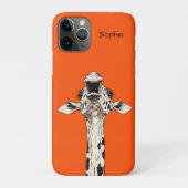 Funny Giraffe Case-Mate iPhone Hülle (Rückseite)
