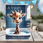 Funny Giraffe Child Geburtstag Karte