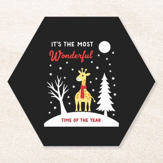 Funny Giraffe Design For Women Girls Safari Giraff Untersetzer (Vorderseite)