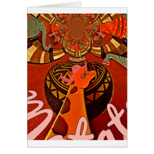 Funny Giraffe: Ein kaleidoskopischer afrikanischer