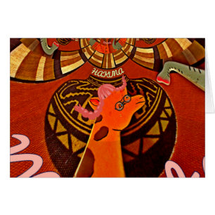 Funny Giraffe: Ein kaleidoskopischer afrikanischer