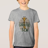 Funny Giraffe Fact T - Shirt (Vorderseite)
