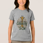 Funny Giraffe Fact T - Shirt (Vorderseite)