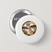 Funny Giraffe Family Sonnenbrille Zoo Afrika Button (Vorne & Hinten)