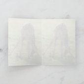 Funny Giraffe Grußkarte (innen leer) Karte (Innenseite)