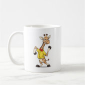 Funny Giraffe Illustration Kaffeetasse (Links)