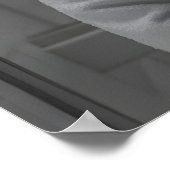 Funny Giraffe in Bathrobe Print, Quirky Bathroom Poster (Ecke)