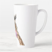Funny Giraffe Latte Tasse Lächeln - Benutzerdefini (Rechts)