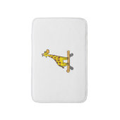 Funny Giraffe Lover Giraffe Skateboard Badematte (Vorderseite Vertikal)